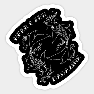 Koi Yin Yang Sticker